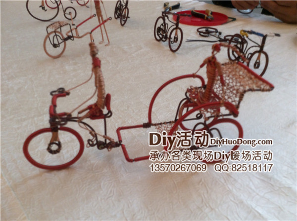 香格里拉酒店铜线单车手工艺DIY